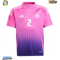 Tyskland Antonio Rudiger #2 Bortedrakt EM 2024 Kortermet